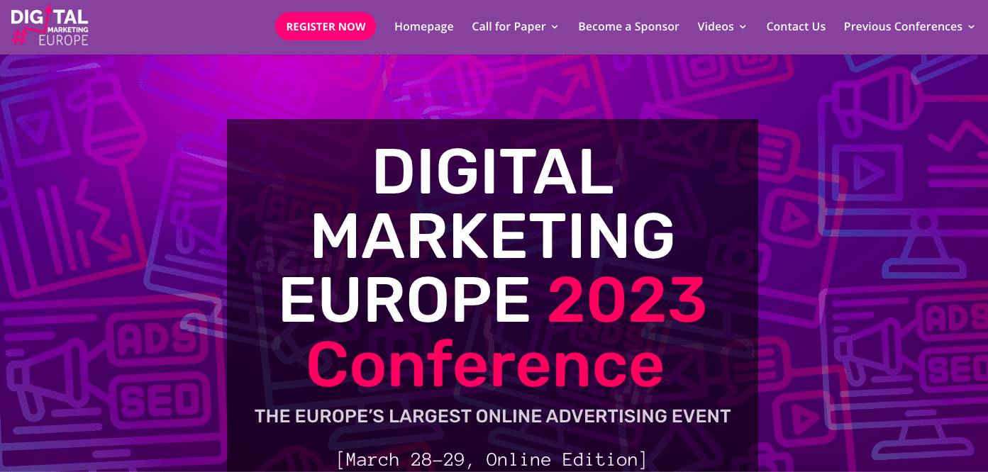 conferințe de marketing de conținut: marketing digital europa