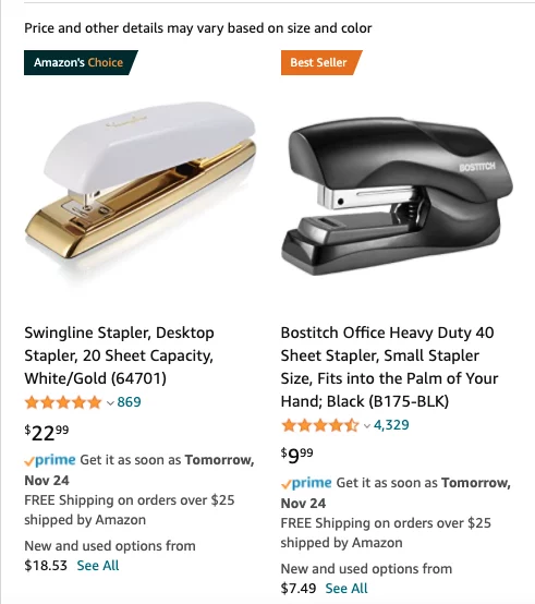 ทางเลือกของอเมซอนคืออะไร? วิธีทำตราสัญลักษณ์นี้ในปี 2022 3 amazon's choice