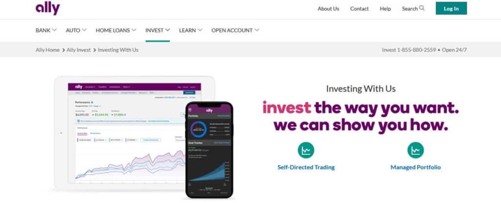 Ally Invest Ana Sayfası