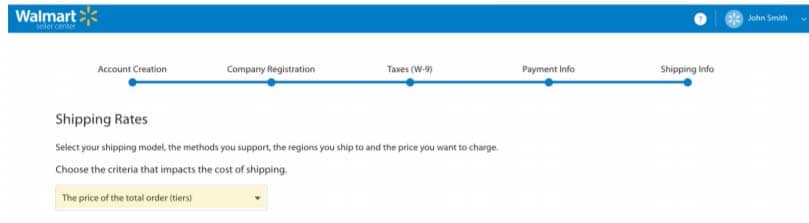 Tarif belanja Walmart
