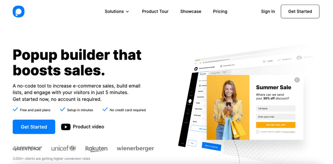 Popupsmarte Popup-Software