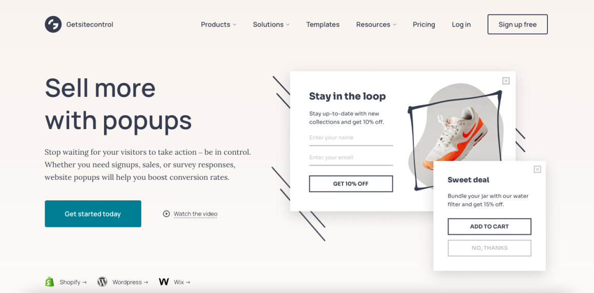 Getsitecontrol-Popup-Software
