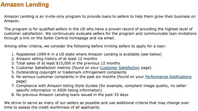 アマゾンレンディングとは?アマゾンレンディングプログラムから資金を得る方法2 amazon lending
