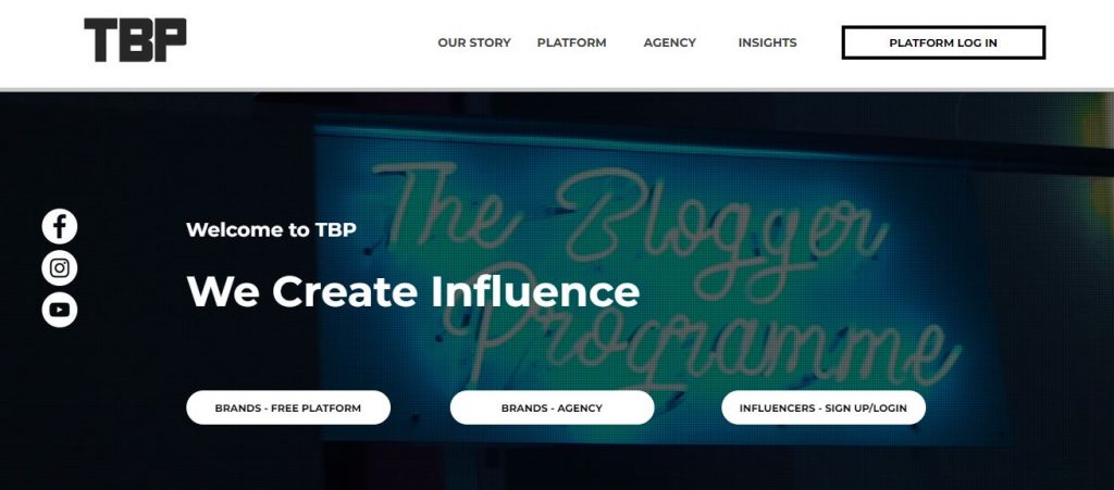 Le programme Blogger (TBP)