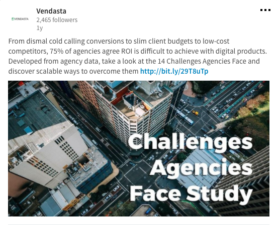 przykład najskuteczniejszej reklamy w marketingu linkedin