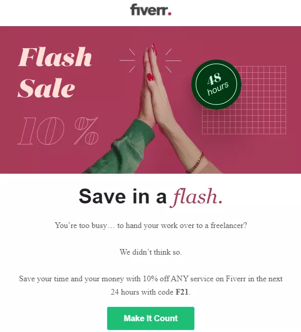 Fiverr example