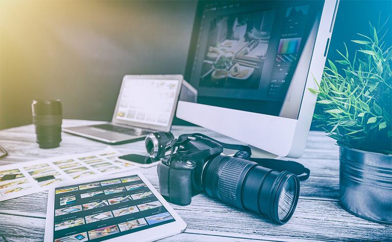 immagine di lavoro della fotocamera