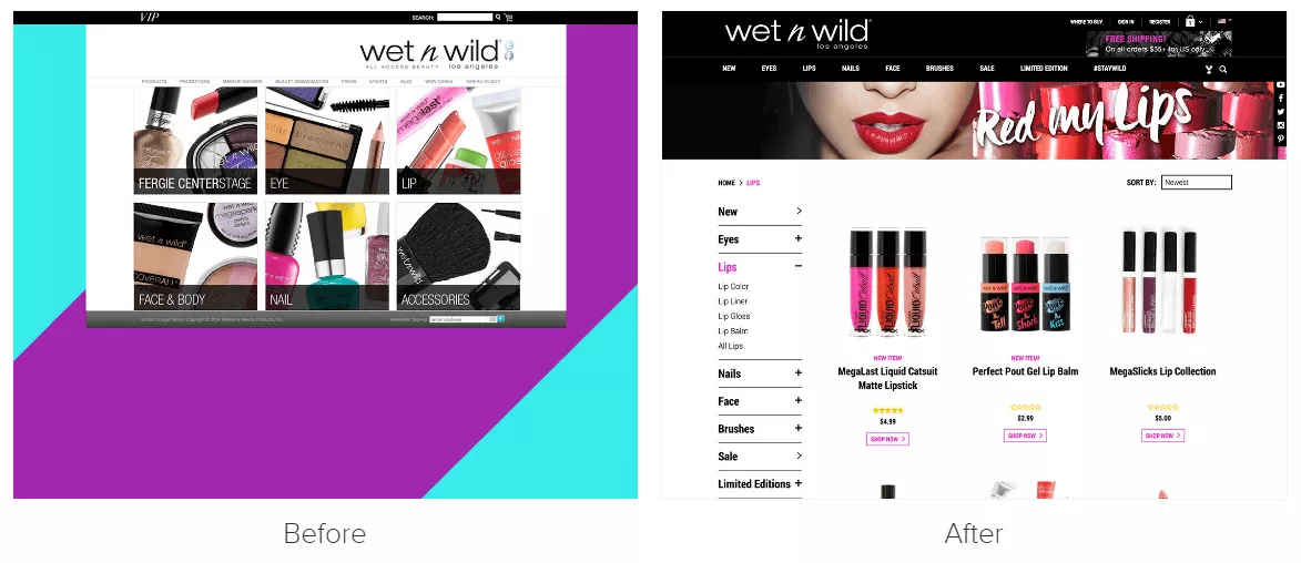 esempio-di-riprogettazione-del-web-wet-n-wild