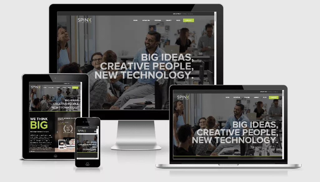 Progettazione di siti web digitali SPINX SPINX digital website design