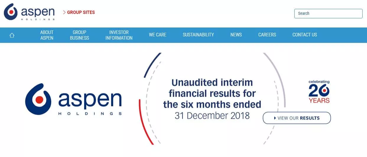 Esempio di sito Web Aspen