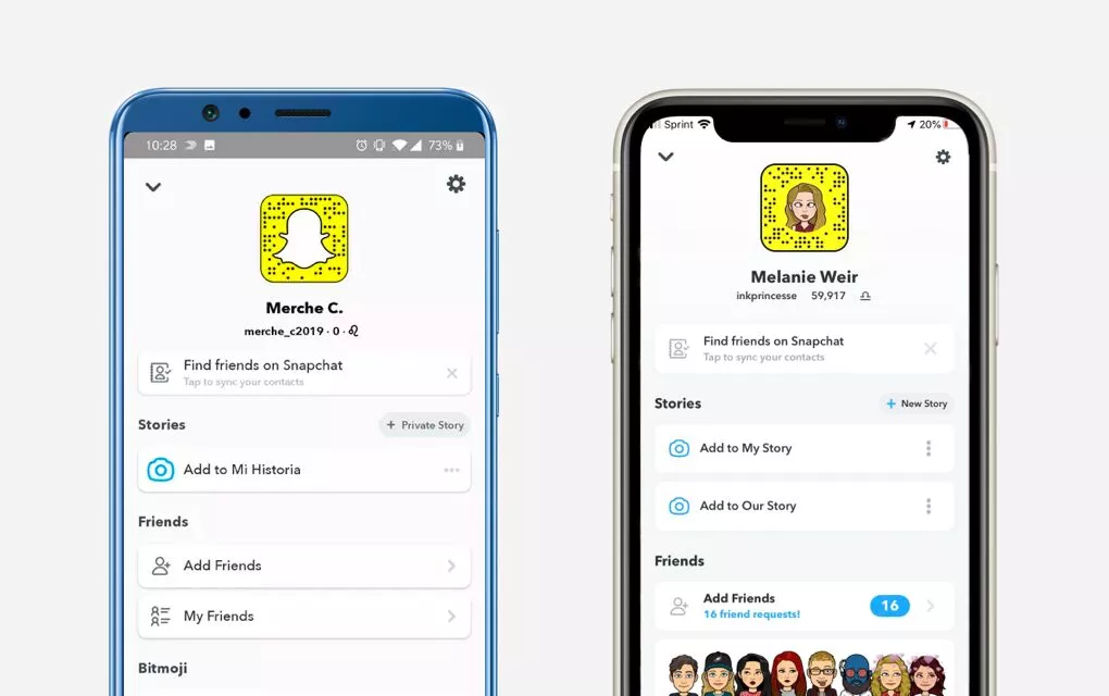 Мобильное приложение Snapchat