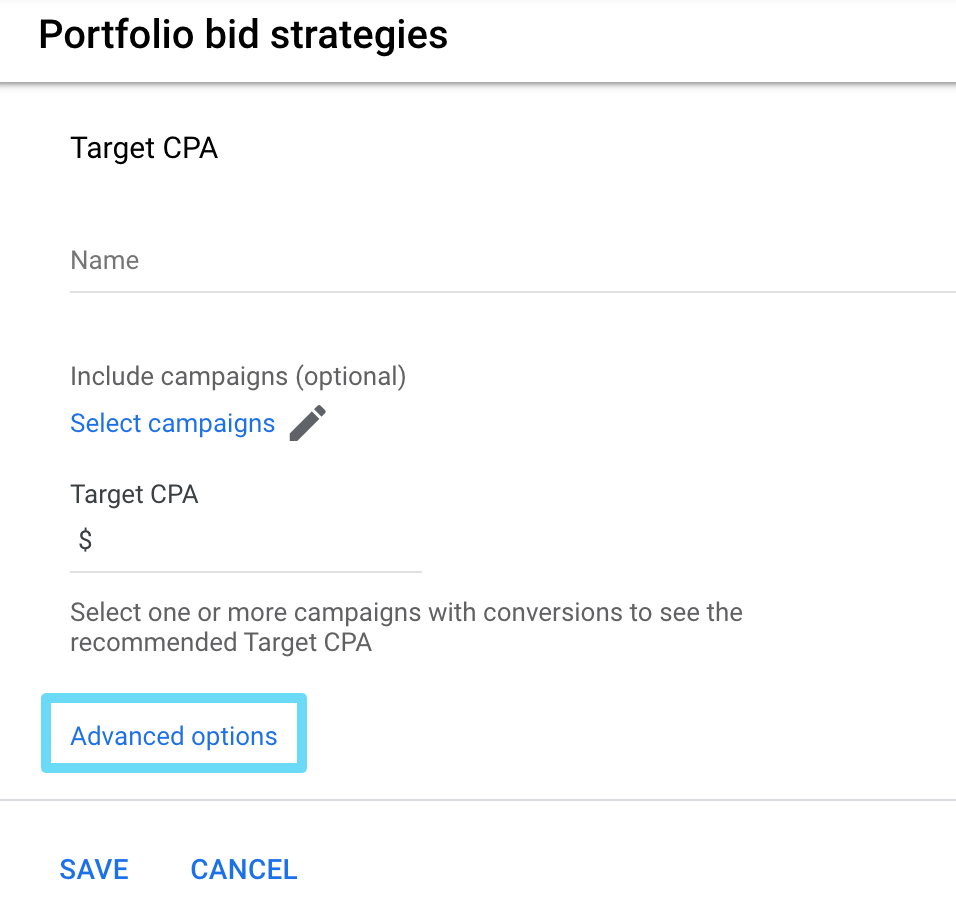 penawaran portofolio tCPA