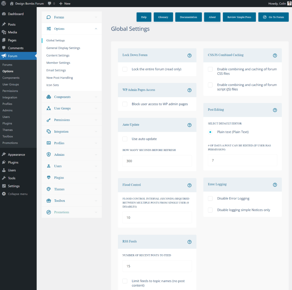 Simple : appuyez sur les paramètres