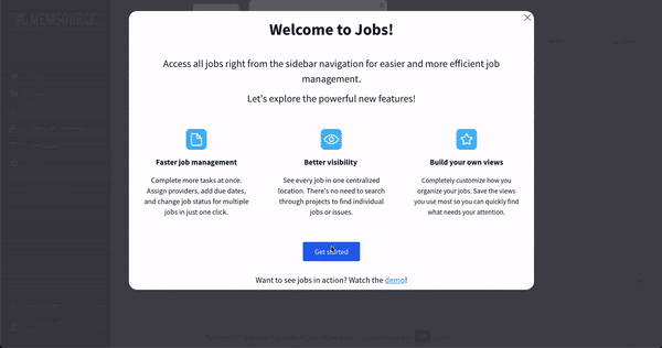 memsource dalam pesan pemasaran aplikasi