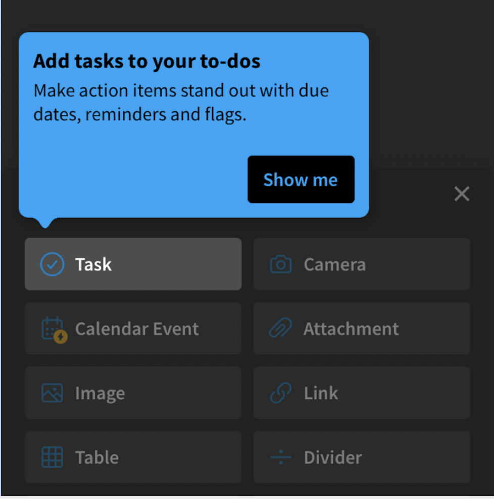 evernote dalam pesan aplikasi