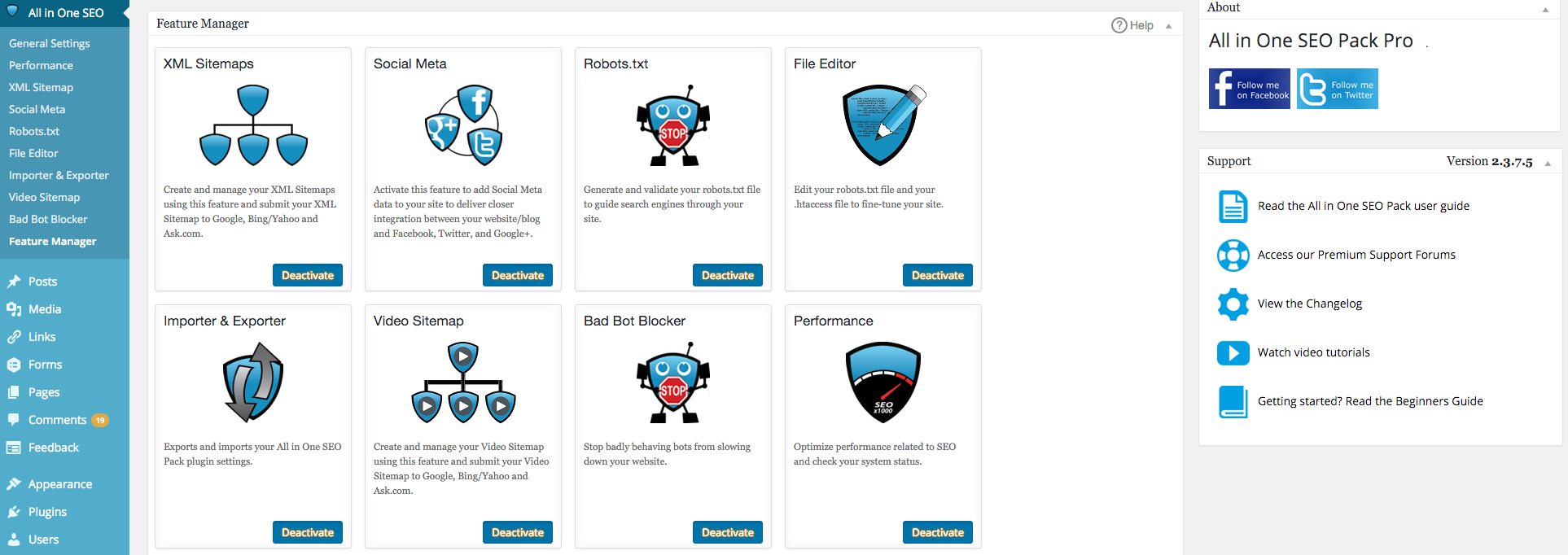 wordpress 的多合一 SEO All-in-One SEO for wordpress