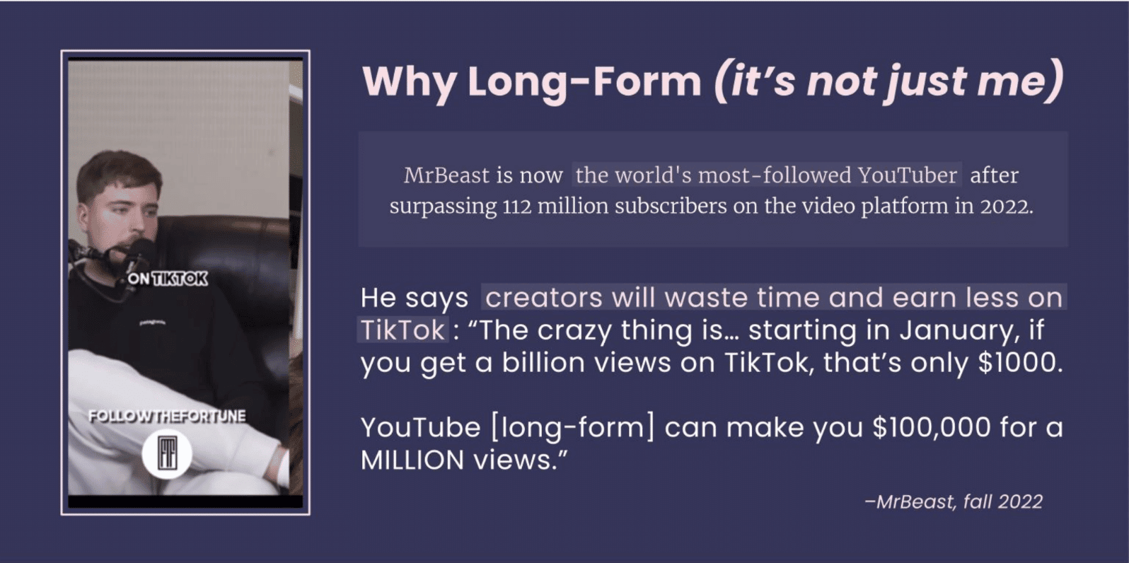 mrbeast Inhaltslängenstudie