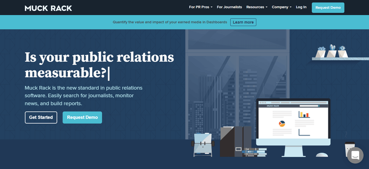 Muck Rack Homepage