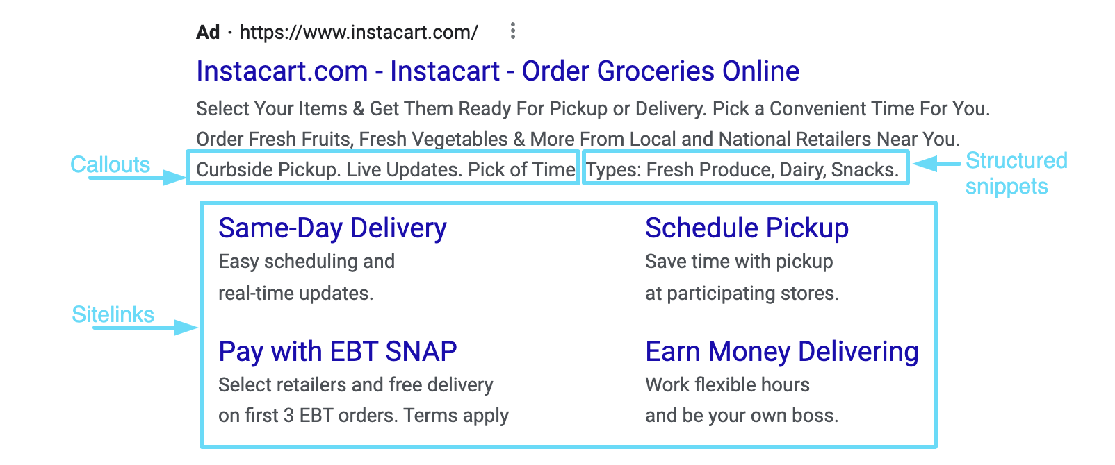 Instacart Google 확장 프로그램