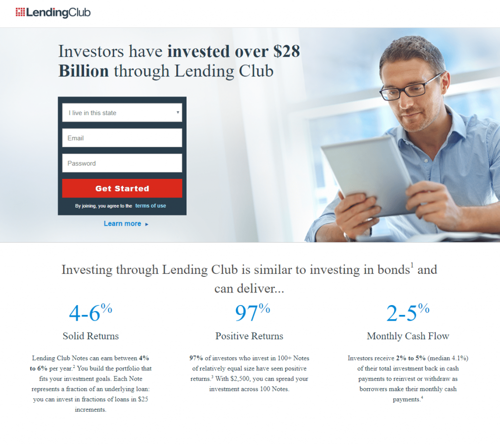 Cele mai bune pagini de destinație Exemple LendingClub