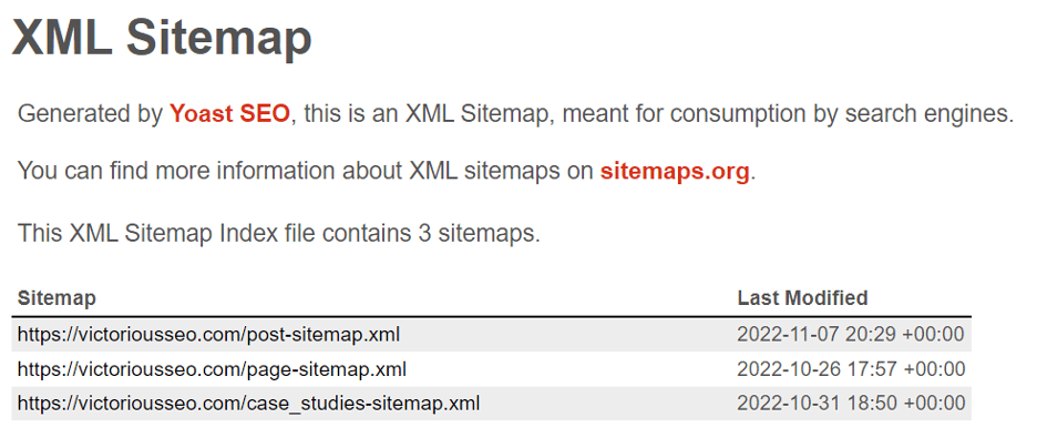 plan du site xml