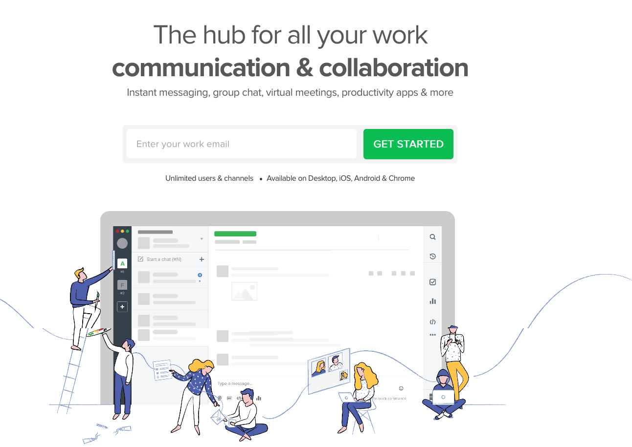 Un exemplu de pagină de destinație Flock post clic afișat după ce ați făcut clic pe anunțul cu rezultatele căutării Google