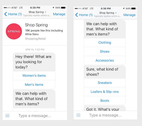 scarsa personalizzazione del chatbot