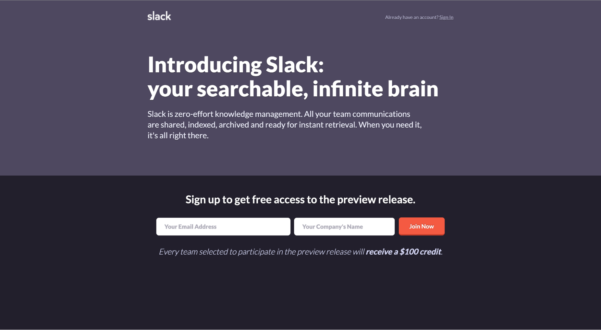 Slack 랜딩페이지