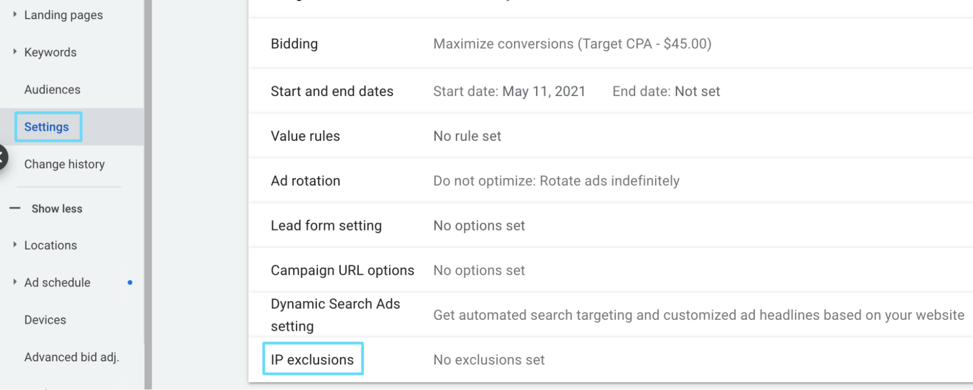 Google Ads IP 제외