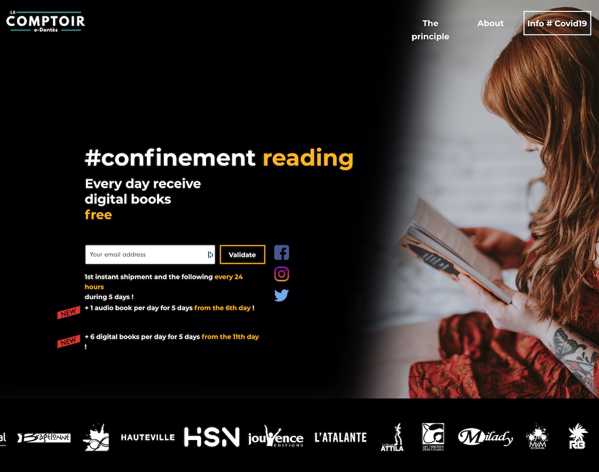 หน้า Landing Page ของ e-Dantes ฟรี