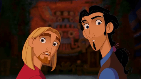 Due personaggi dei cartoni animati che dicono "entrambi sono buoni".