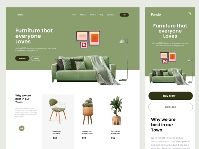 家具营销适当的网页设计