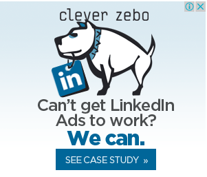 此图显示了 Clever Zebo 用于其活动的广告标题