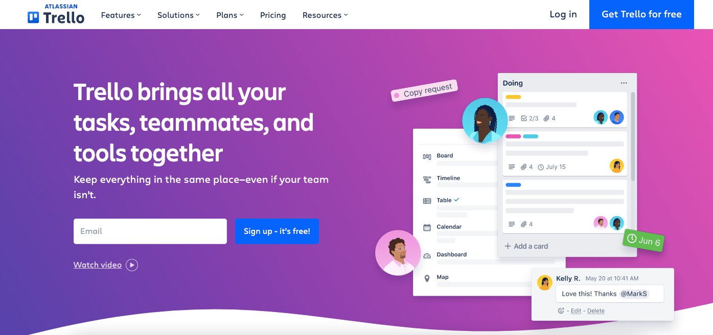 콘텐츠 워크플로 소프트웨어 - Trello