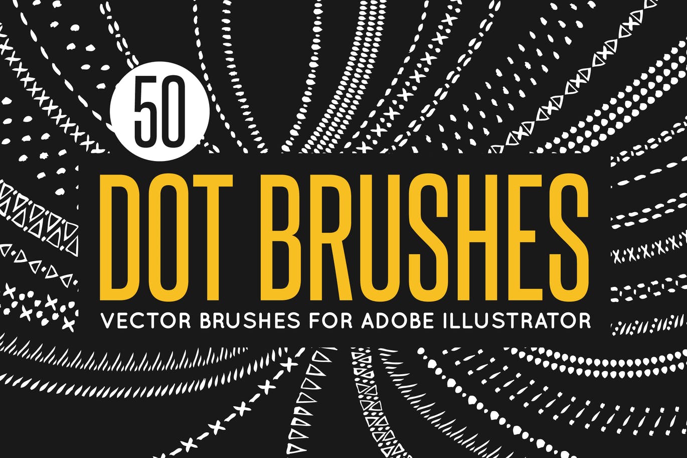 Pinceles de puntos para Adobe Illustrator