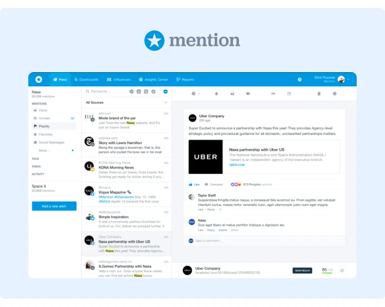 Cómo Mention puede ayudarte a identificar cómo y dónde se habla de tu marca