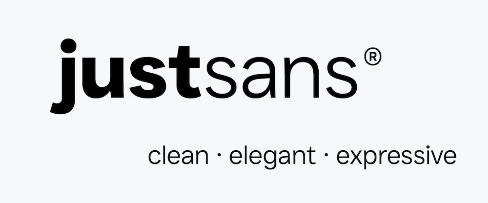 Font JUST Sans.