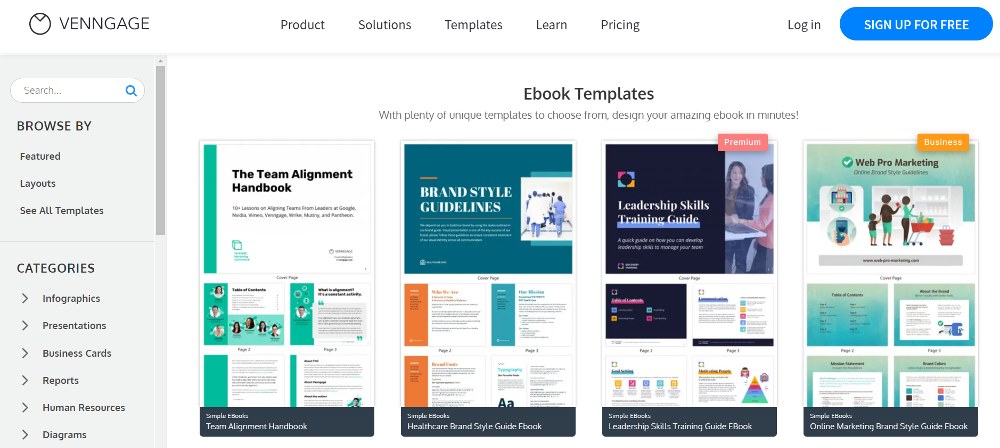 contoh template ebook