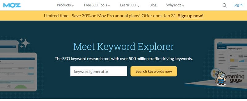 Moz Keyword Explorer