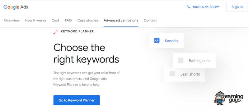 Google-Keyword-Planer