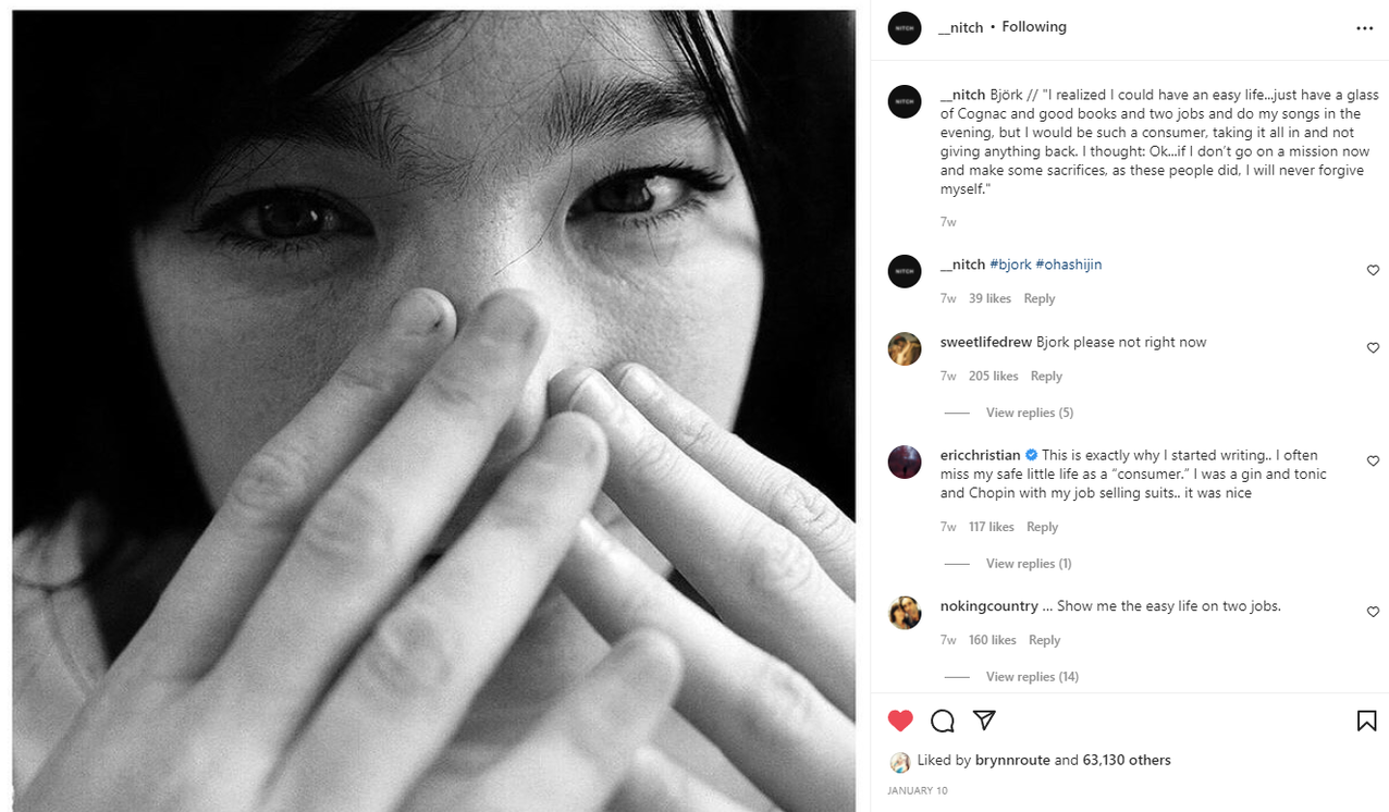 Postingan Instagram Nitch
