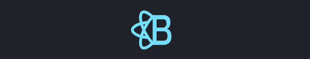 El logotipo de React Bootstrap.