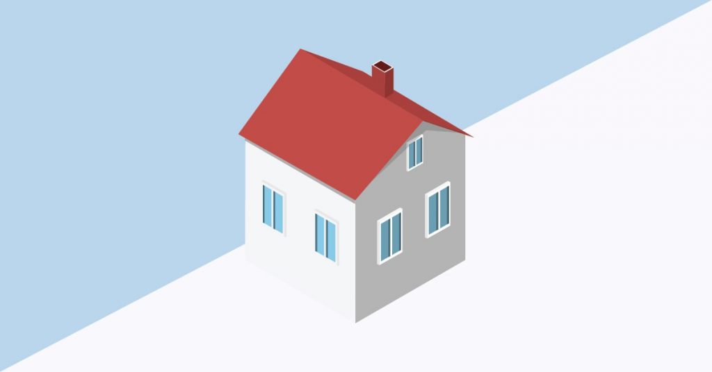 房子的插图
