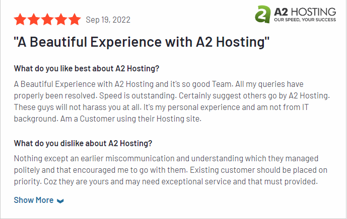Обзор хостинга A2 на G2 1 A2 Hosting Review on G2 1