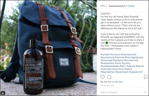 exemplu de giveaway