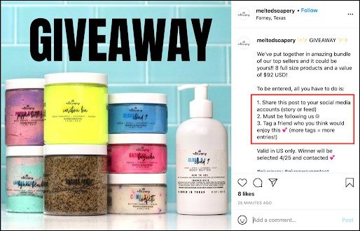 exemplu de giveaway ca idei de promovare pentru afaceri mici