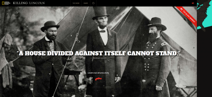 Contenu interactif : Nation Geograhic Lincoln