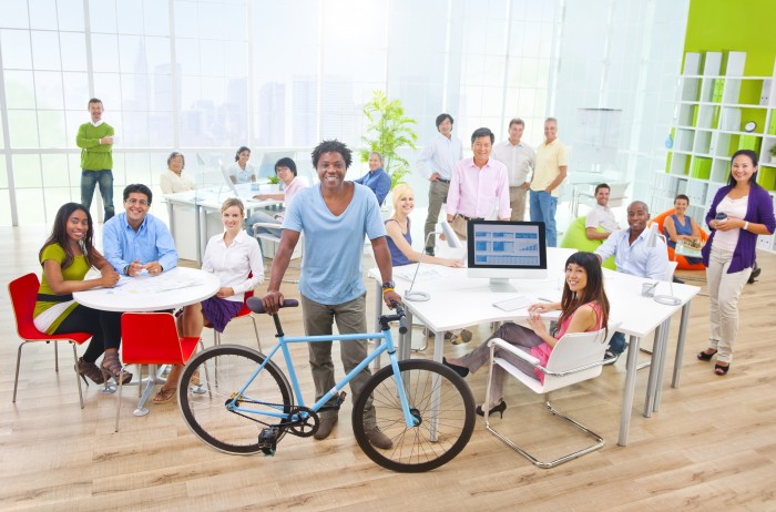 Groupe de gens d'affaires au bureau