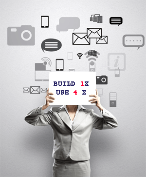 Construire 1x utiliser 4x
