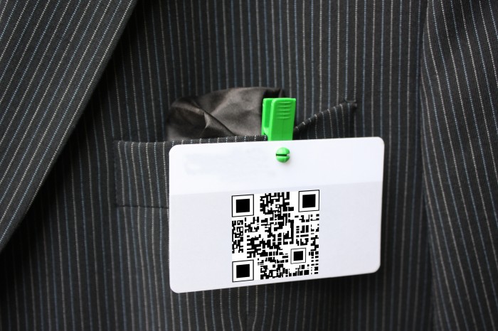 Badge Code - Code barre 2D - Application